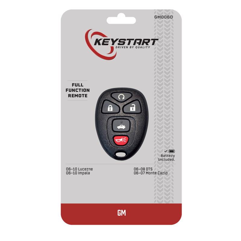 KeyStart GM006 Self Programmable Remote Automotive Remote HD Key Remote Only For General Motors