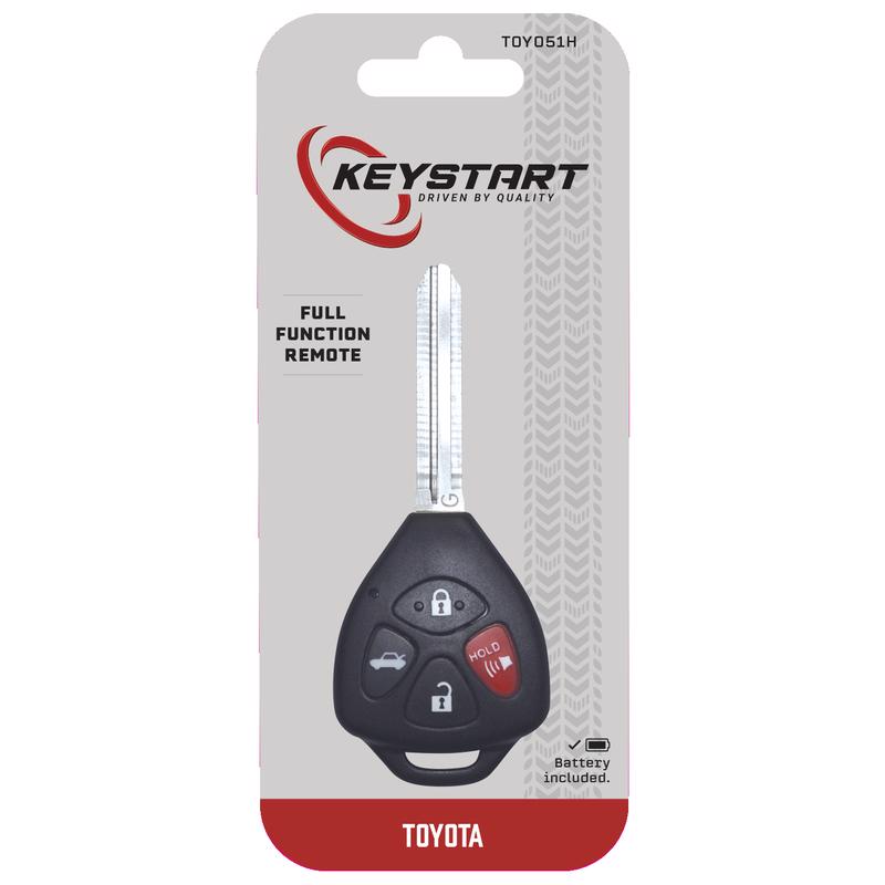 KeyStart TOY051 Advanced Security Automotive Remote HD Key Traditional Blade For Toyota