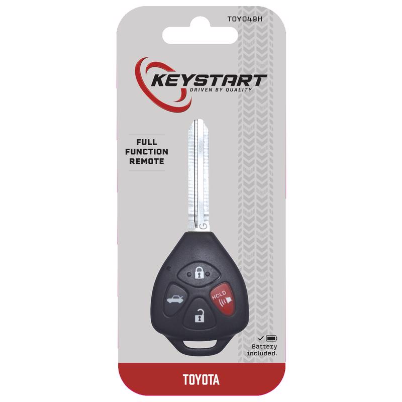 KeyStart TOY049 Advanced Security Automotive Remote HD Key Traditional Blade For Toyota