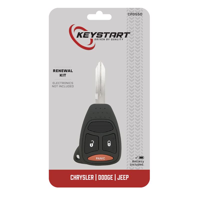 KeyStart CP055 Renewal KitAdvanced Remote Automotive Replacement Key Traditional Blade For Dodge