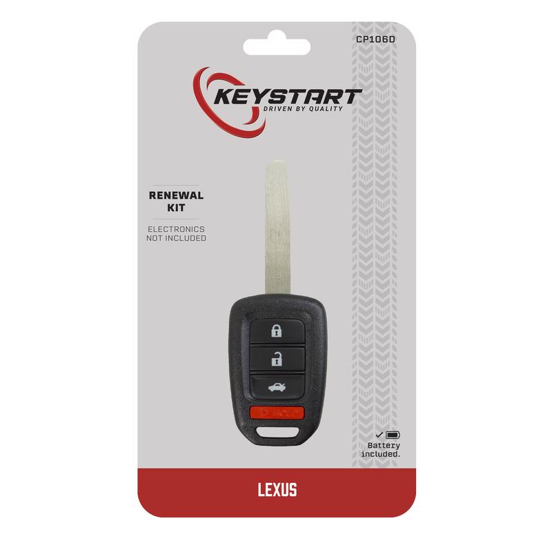 KeyStart CP106 Renewal KitAdvanced Remote Automotive Replacement Key Traditional Blade For Honda