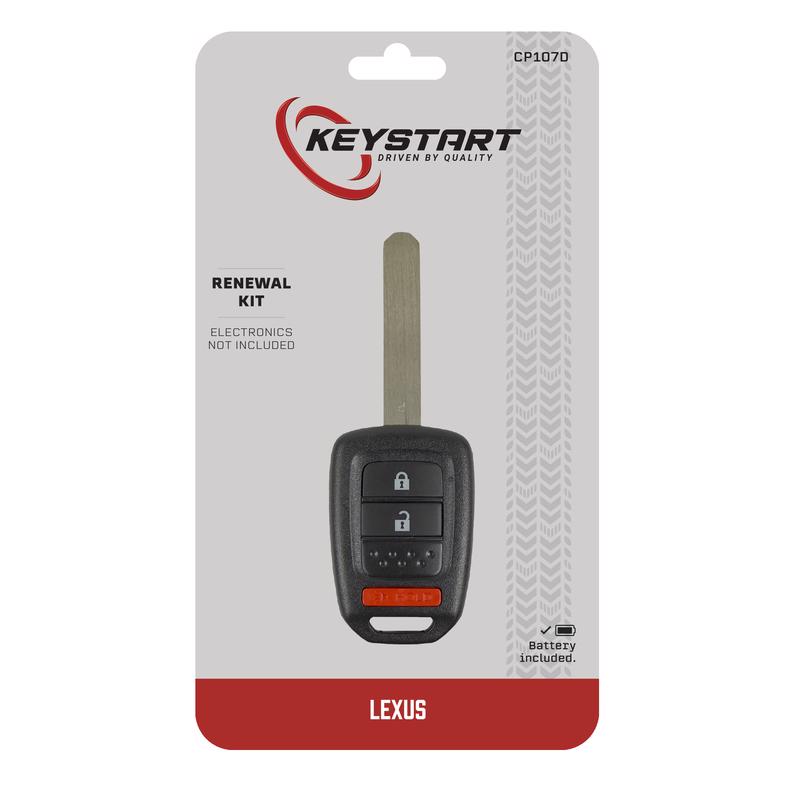 KeyStart CP107 Renewal KitAdvanced Remote Automotive Replacement Key Traditional Blade For Honda