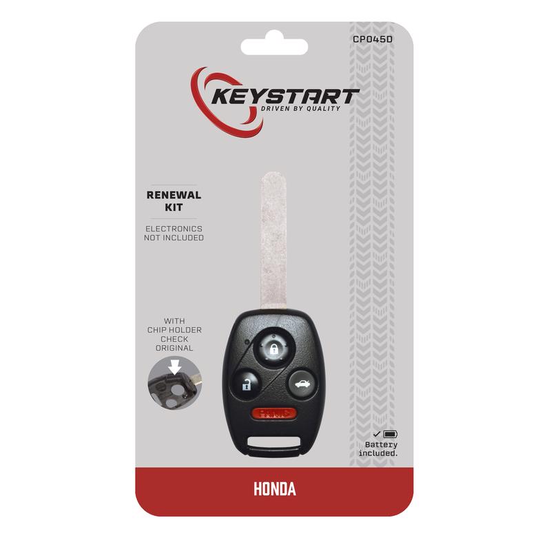 KeyStart CP045 Renewal KitAdvanced Remote Automotive Replacement Key Sidewinder Blade For Honda