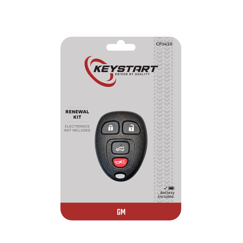 KeyStart CP141 Renewal KitAdvanced Remote Automotive Replacement Key Remote Only For General Motors