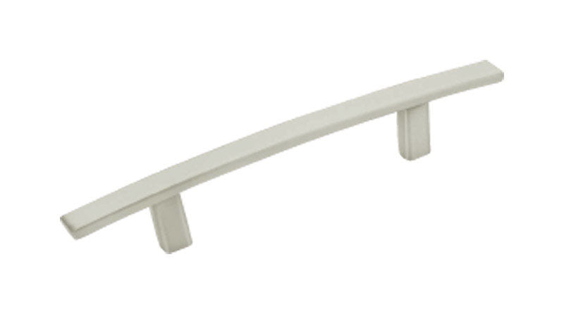 Amerock Cyprus Contemporary Arch Cabinet Pull 3-3/4 in. Satin Nickel Silver