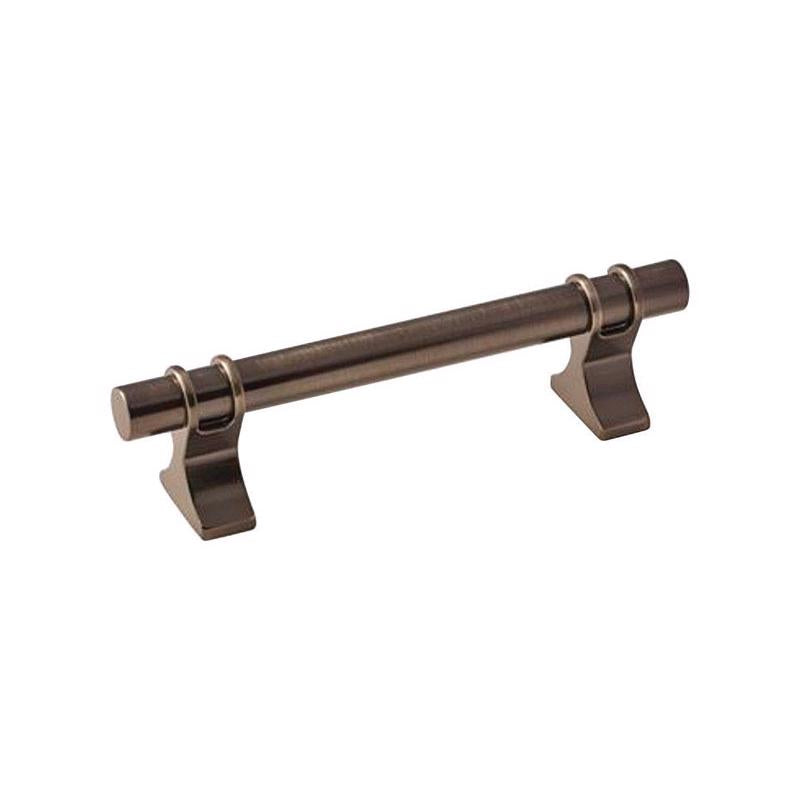 Amerock Davenport Transitional Bar Cabinet Pull 3-3/4 in. Gunmetal Gray