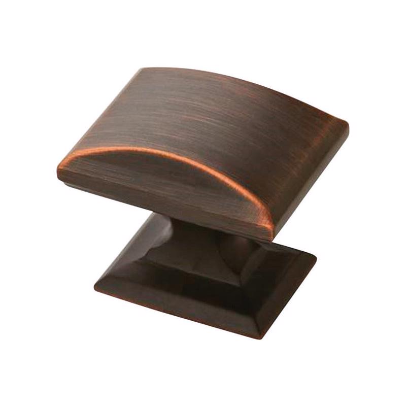 Amerock Candler Rectangle Cabinet Knob 1-1/8 in. Oil Rubbed Bronze