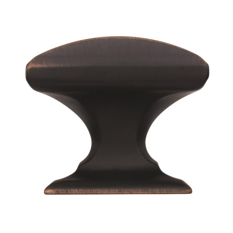 Amerock Candler Rectangle Cabinet Knob 1-1/8 in. Oil Rubbed Bronze