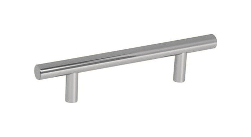 Amerock Contemporary Bar Bar Pull 3-3/4 in. Polished Nickel Silver