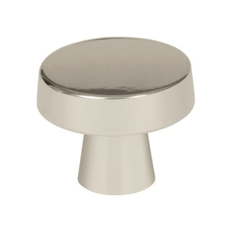 Amerock Blackrock Round Cabinet Knob 1-5/16 in. D 1-1/16 in. Polished Nickel