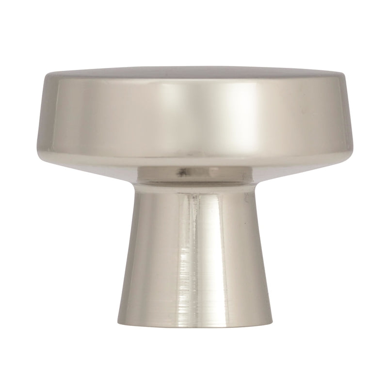 Amerock Blackrock Round Cabinet Knob 1-5/16 in. D 1-1/16 in. Polished Nickel