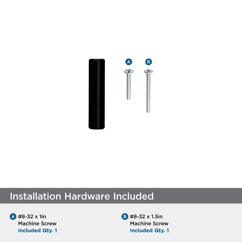 Amerock Contemporary Bar Cabinet Pull Black Bronze Black