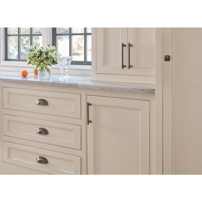 Amerock Davenport Square Cabinet Knob 1-3/8 in. Gunmetal