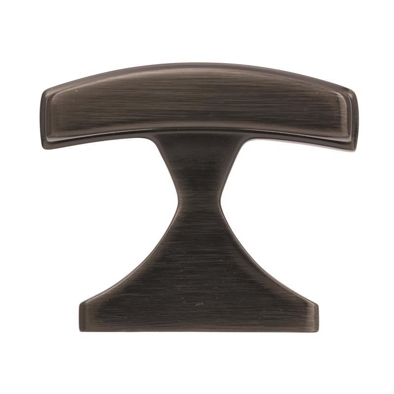 Amerock Davenport Square Cabinet Knob 1-3/8 in. Gunmetal