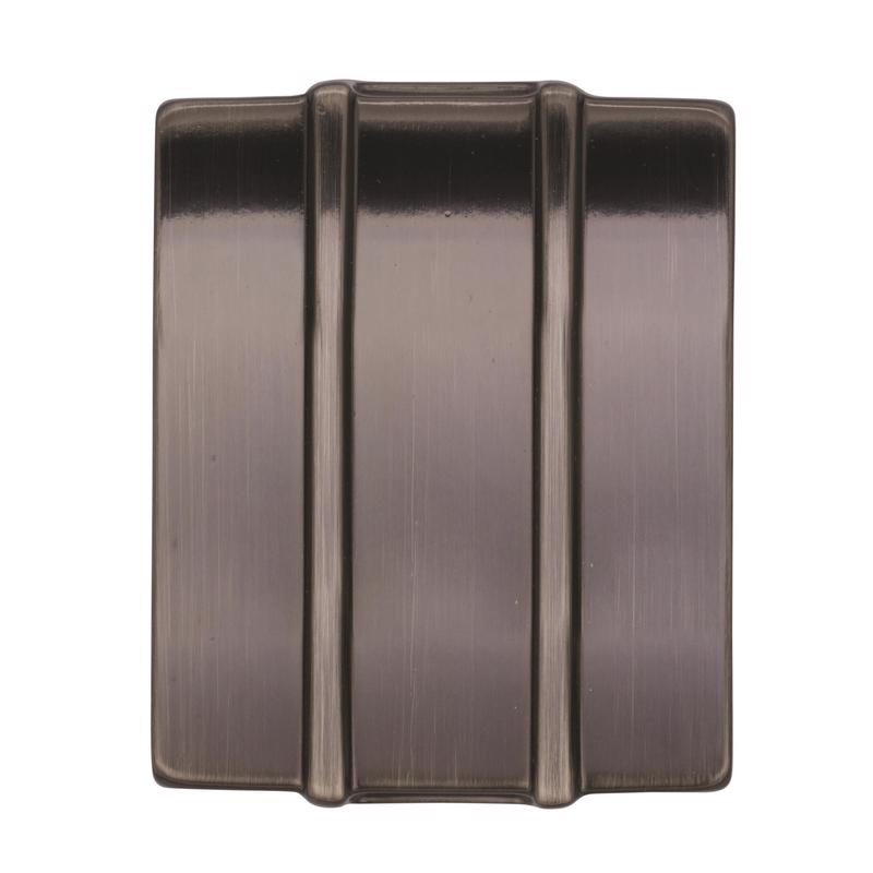 Amerock Davenport Square Cabinet Knob 1-3/8 in. Gunmetal