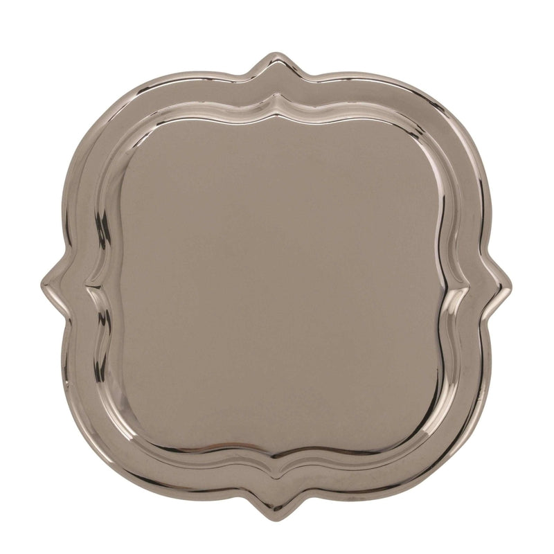 Amerock Grace Revitalize Quatrefoil Cabinet Knob 1-3/8 in. D 1-3/16 in. Polished Nickel