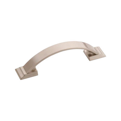 Amerock Candler Transitional Arch Cabinet Pull 3 in. Satin Nickel Silver