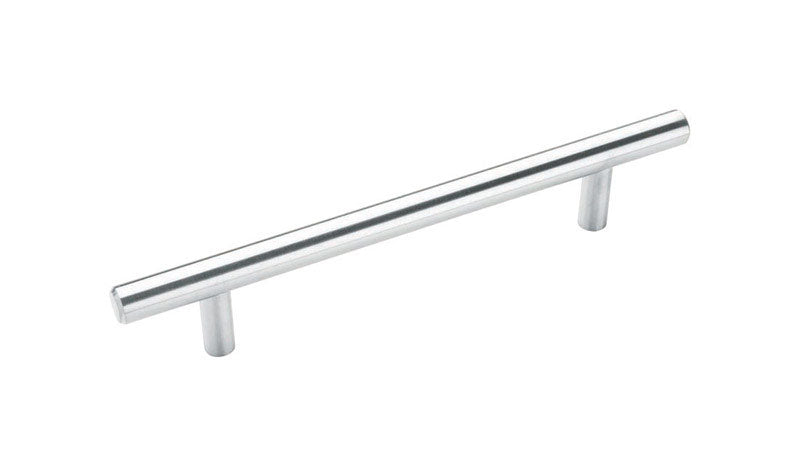 Amerock Contemporary Bar Cabinet Pull 5-1/16 in. Stainless Steel Silver