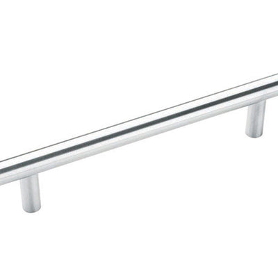 Amerock Contemporary Bar Cabinet Pull 5-1/16 in. Stainless Steel Silver