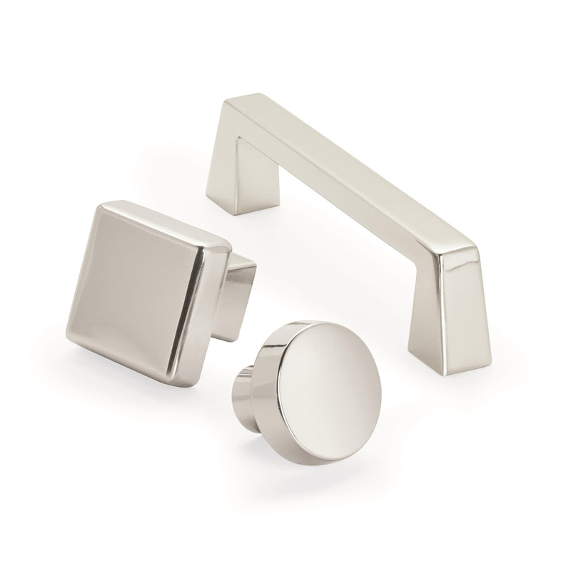 Amerock Blackrock Transitional Arch Cabinet Pull 3-3/4 in. Polished Nickel Silver