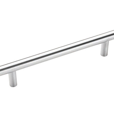 Amerock Contemporary Bar Cabinet Pull 5-1/16 in. Sterling Nickel Silver