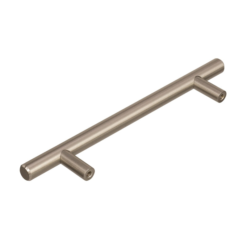 Amerock Contemporary Bar Cabinet Pull 5-1/16 in. Sterling Nickel Silver