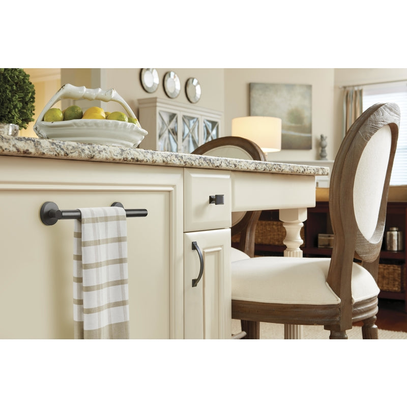 Amerock Candler Rectangle Cabinet Knob 1-1/4 in. Black Bronze