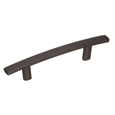 Amerock Cyprus Contemporary Arch Cabinet Pull 3 in. Black Bronze Black