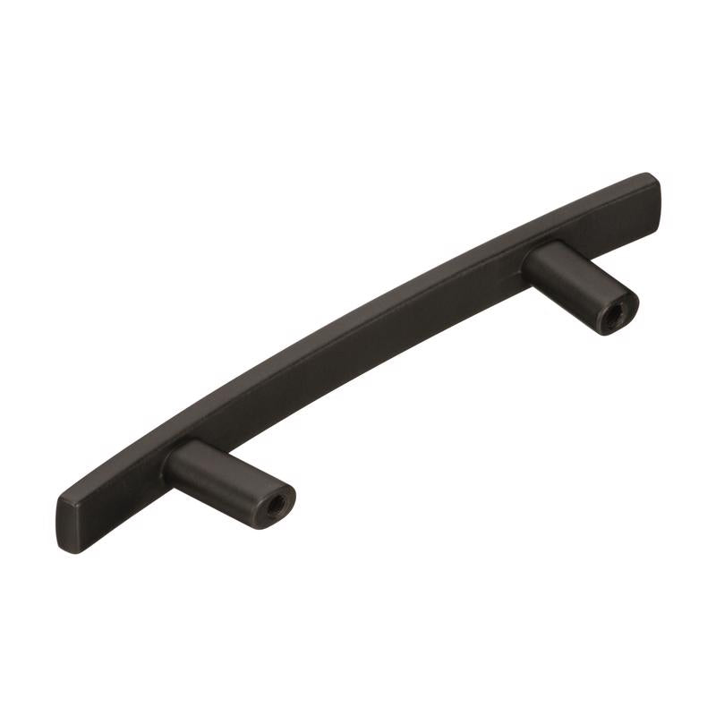 Amerock Cyprus Contemporary Arch Cabinet Pull 3 in. Black Bronze Black
