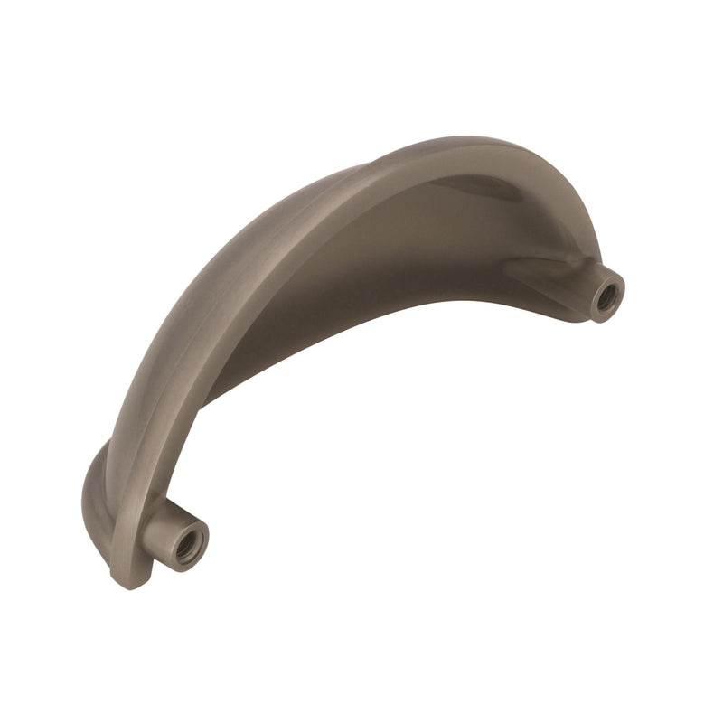Amerock Cup Pull Traditional Cup Cabinet Cup Pull 3 in. Satin Nickel Silver 5 pk