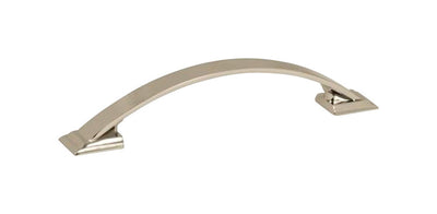 Amerock Candler Transitional Arch Cabinet Pull 3-3/4 in. Polished Nickel Silver