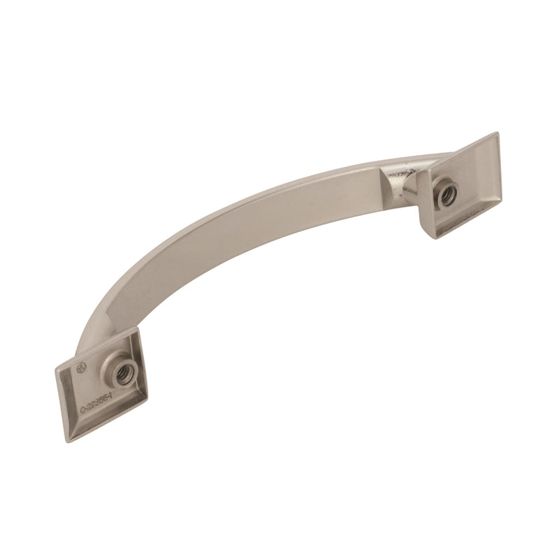 Amerock Candler Transitional Arch Cabinet Pull 3-3/4 in. Polished Nickel Silver