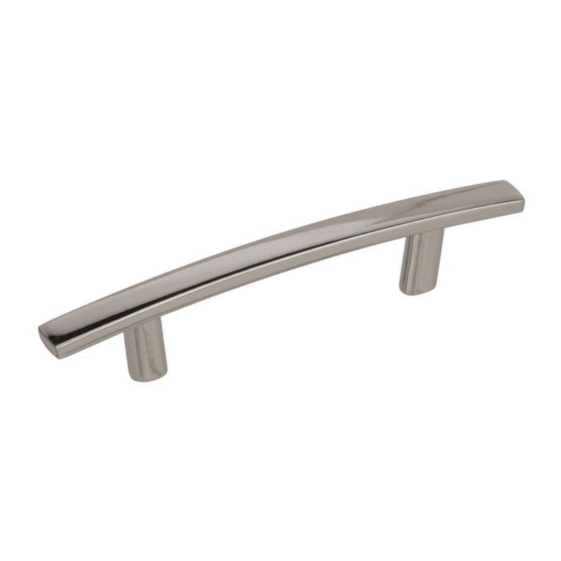Amerock Cyprus Contemporary Arch Cabinet Pull 3 in. Polished Nickel Silver