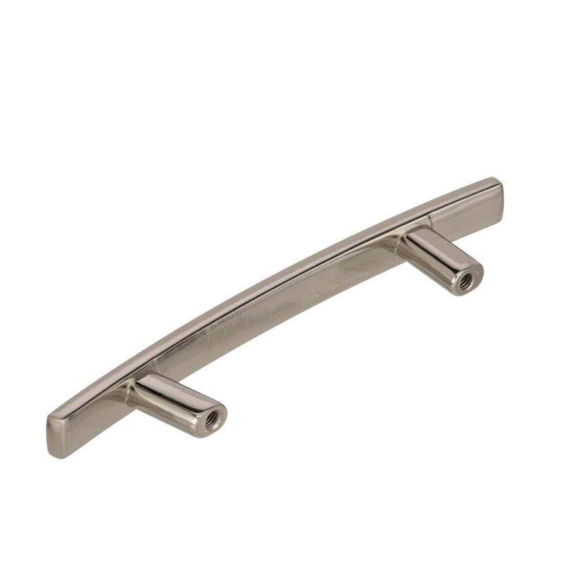 Amerock Cyprus Contemporary Arch Cabinet Pull 3 in. Polished Nickel Silver
