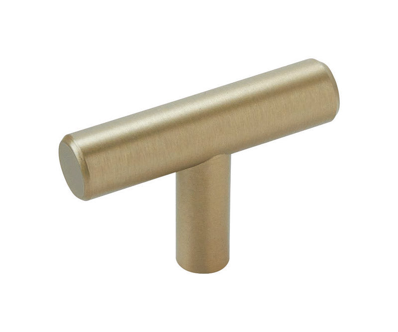 Amerock Contemporary Bar Cabinet Pull Champagne Gold