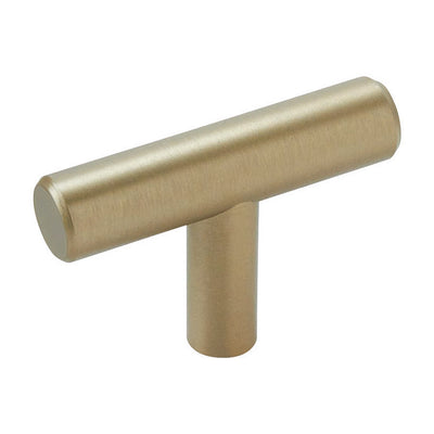 Amerock Contemporary Bar Cabinet Pull Champagne Gold
