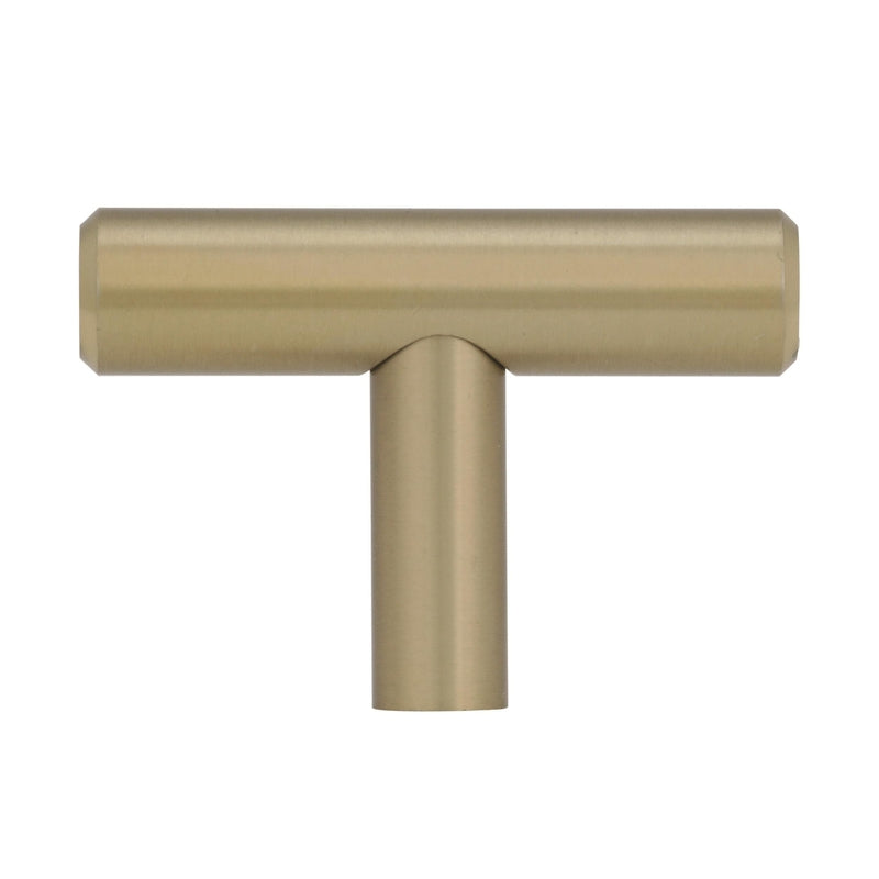 Amerock Contemporary Bar Cabinet Pull Champagne Gold