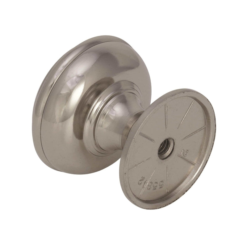 Amerock Revitalize Round Cabinet Knob 1-1/4 in. D 1-1/4 in. Polished Nickel