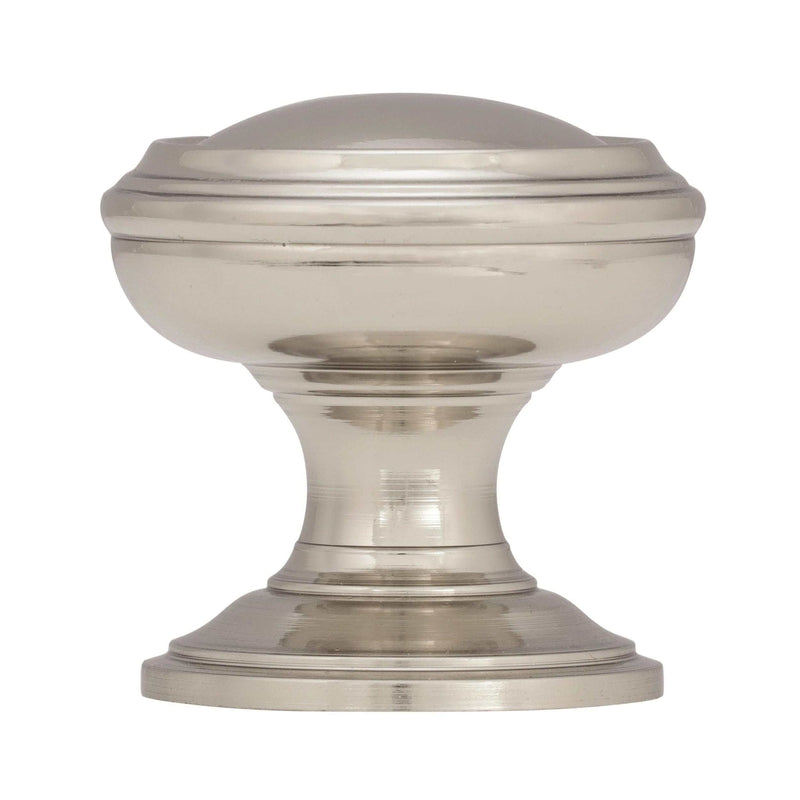 Amerock Revitalize Round Cabinet Knob 1-1/4 in. D 1-1/4 in. Polished Nickel