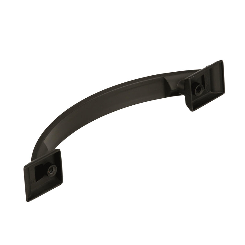 Amerock Candler Transitional Arch Cabinet Pull 3-3/4 in. Black Bronze Black
