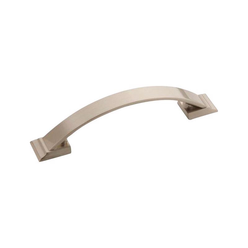 Amerock Candler Transitional Arch Cabinet Pull 3-3/4 in. Satin Nickel Silver