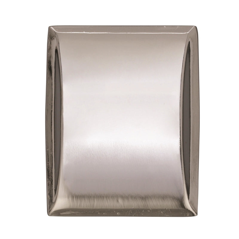 Amerock Candler Square Cabinet Knob 1 in. Polished Nickel