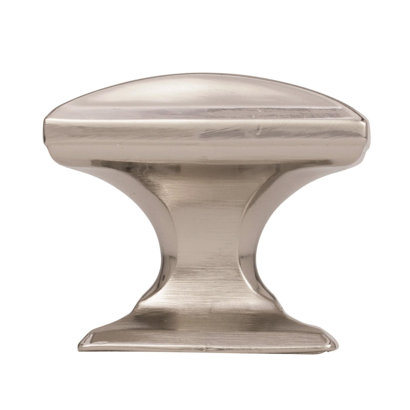 Amerock Candler Square Cabinet Knob 1 in. Polished Nickel