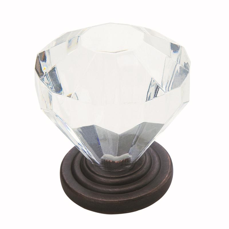 Amerock Traditional Classics Round Cabinet Knob 1-1/4 in. D 1-1/4 in. Oil Rubbed Bronze
