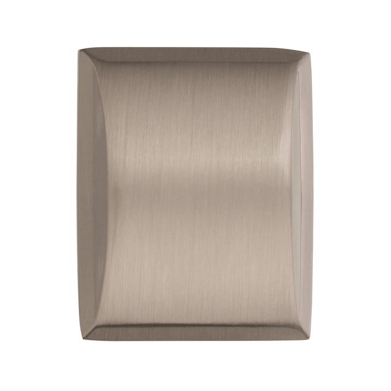 Amerock Candler Square Cabinet Knob 1-1/8 in. Satin Nickel