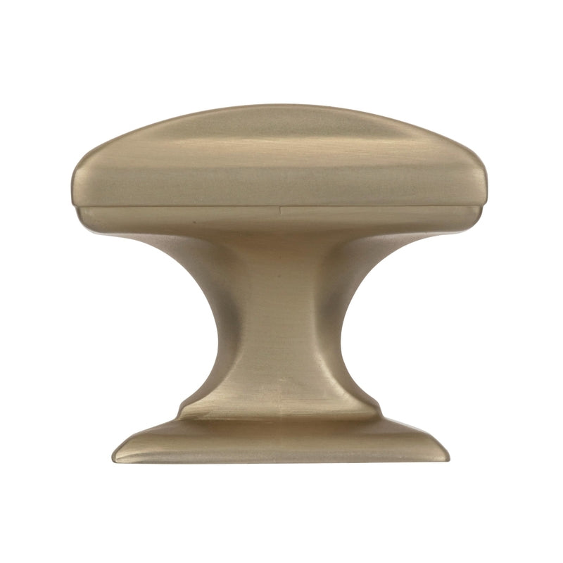 Amerock Candler Square Cabinet Knob 1-1/8 in. Golden Champagne