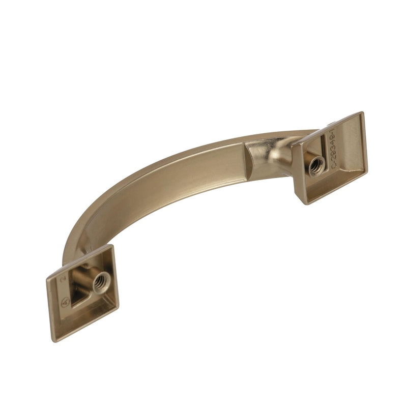 Amerock Candler Collection Transitional Arch Cabinet Pull 3 in. Golden Champagne Gold
