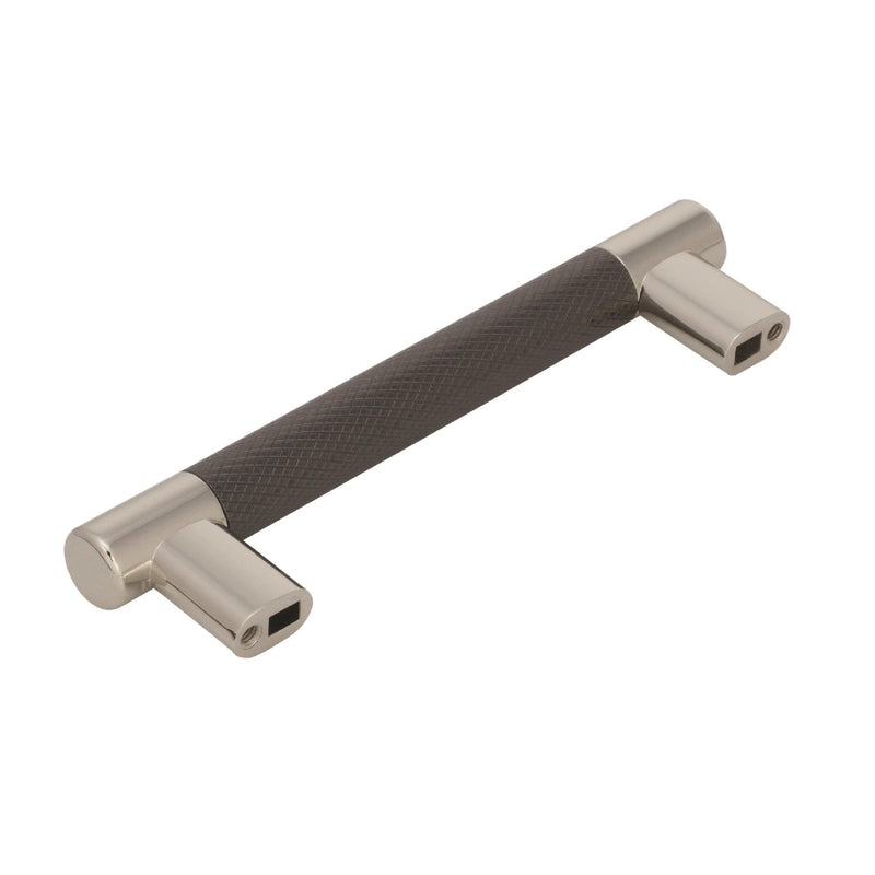 Amerock Esquire Collection Contemporary Bar Cabinet Pull 5-1/16 in. Polished Nickel Gray