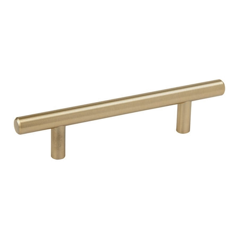 Amerock Contemporary Bar Cabinet Pull 3-3/4 in. Champagne Gold