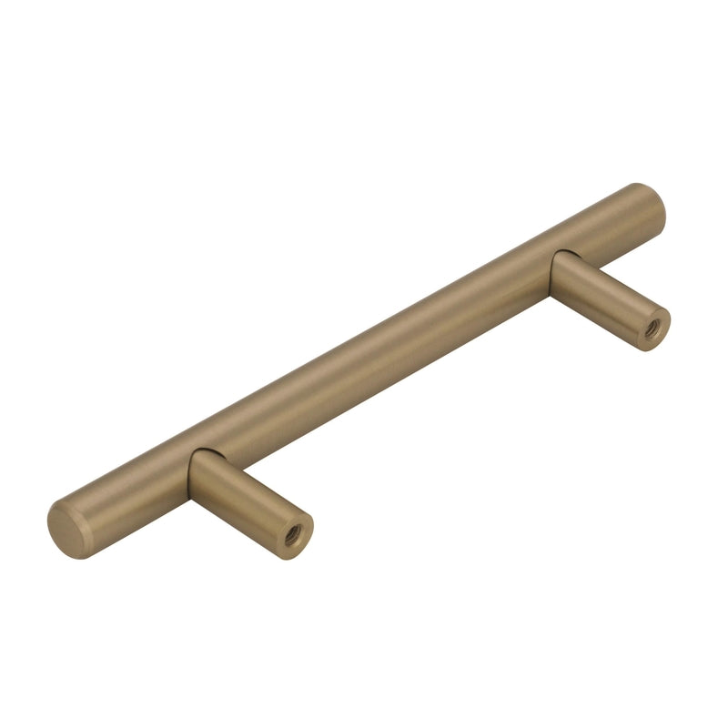 Amerock Contemporary Bar Cabinet Pull 3-3/4 in. Champagne Gold